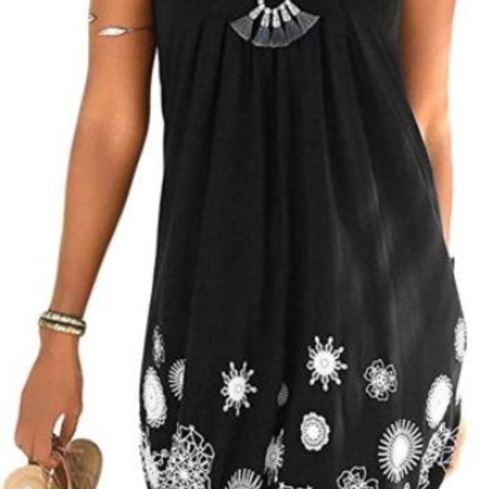 Pink Queen Women Casual Summer Dress Size 2XL